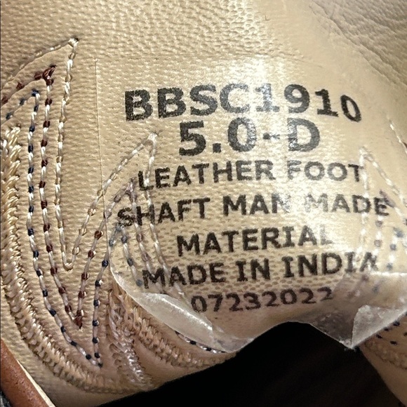 CODY JAMES WOMENS BROWN/BLACK LEATHER WESTERN COWBOY BOOTS SZ 7.5 - Picture 6 of 12